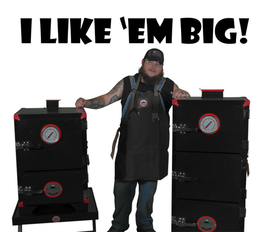 The Big Wood Cooking Double Stack Smoker