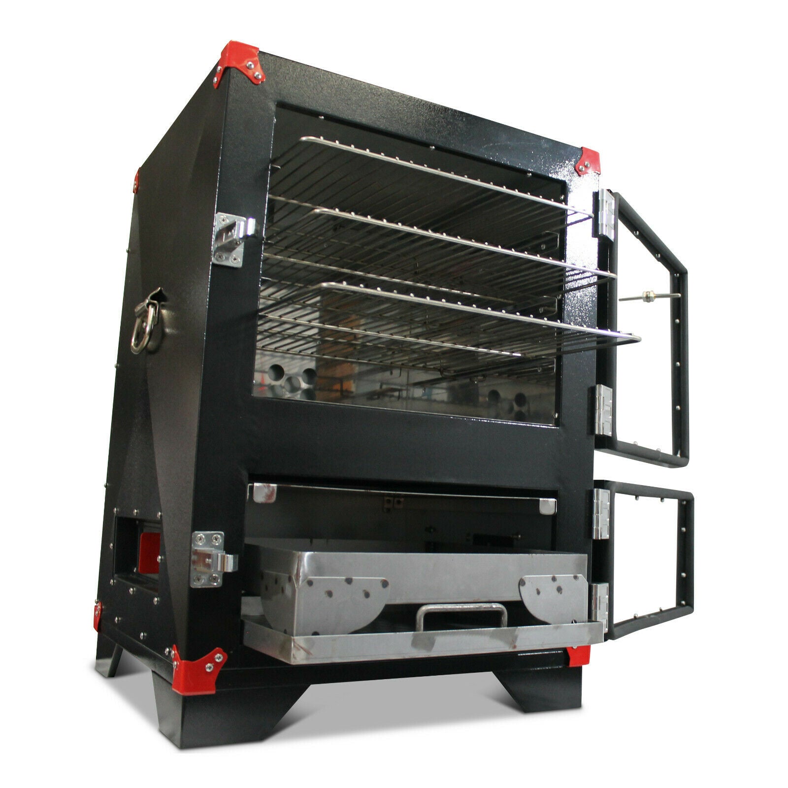 The Big Woods Smoker: Your Personal Competition Charcoal Cabinet Smoker - Big Wood Cooking