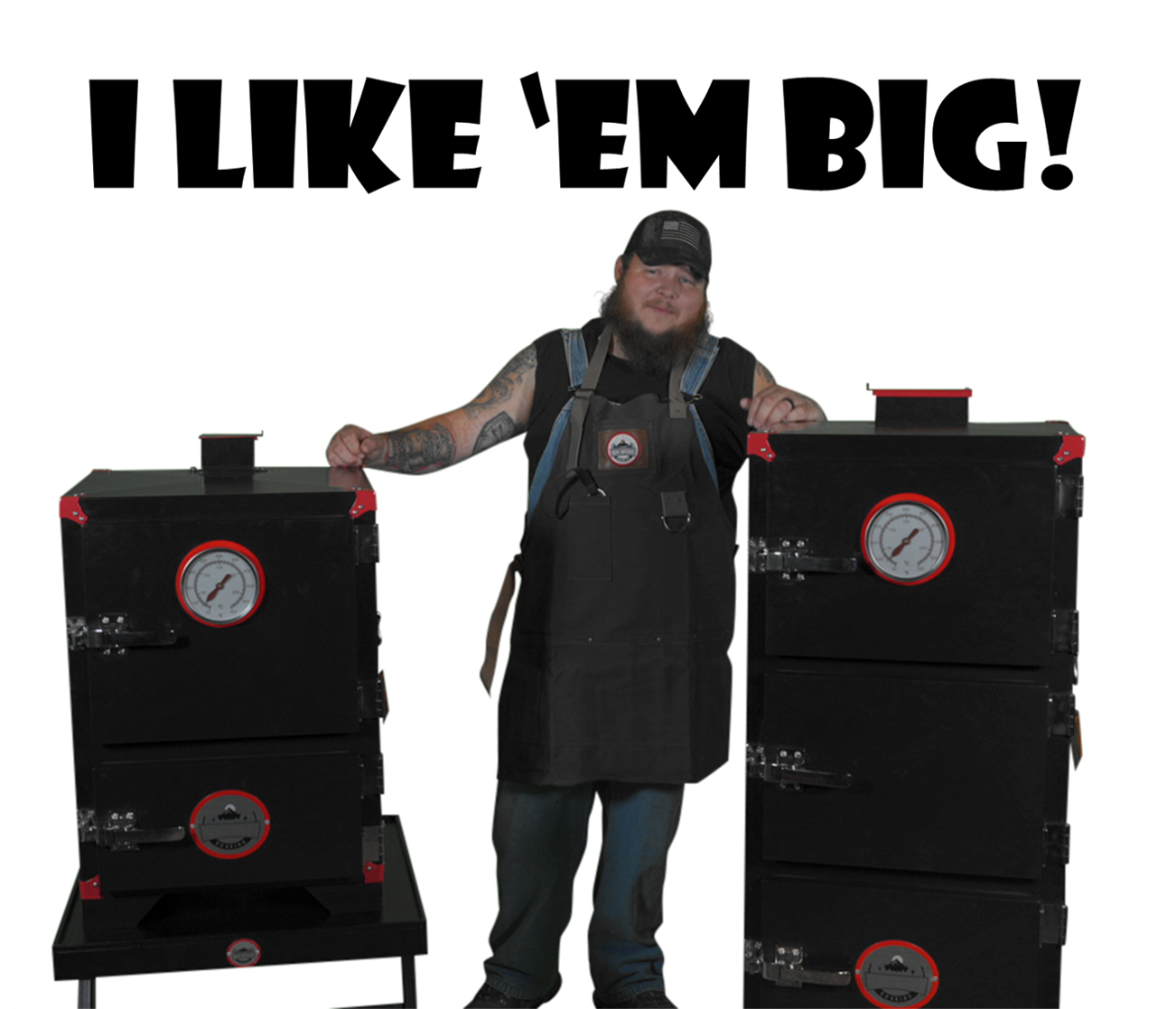 The Big Wood Cooking Double Stack Smoker