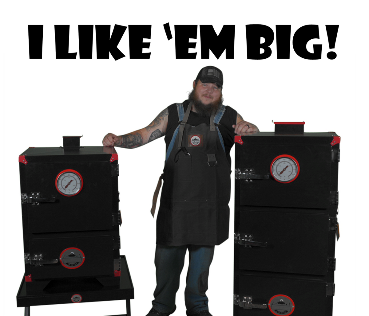 The Big Wood Cooking Double Stack Smoker