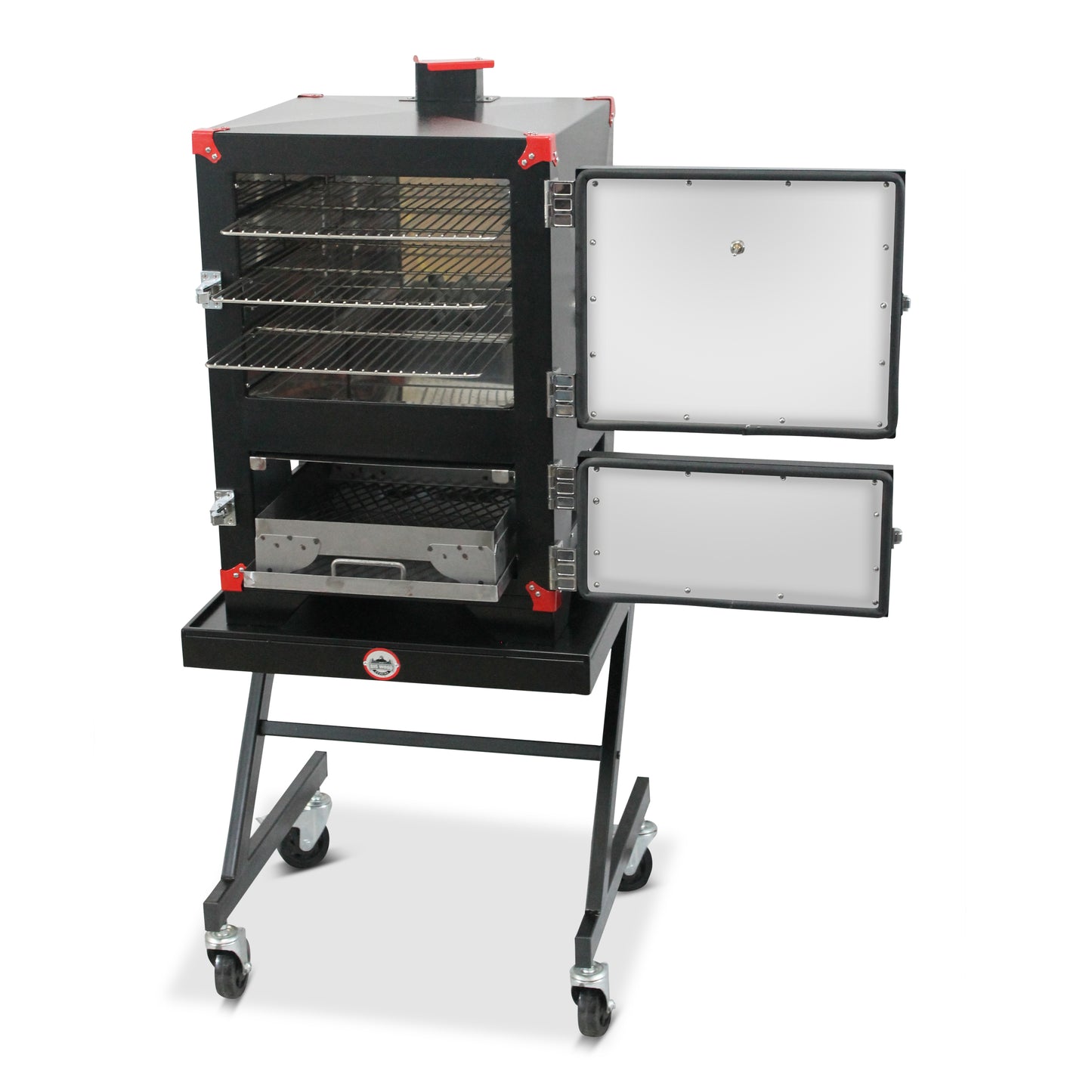Big wood smoker cart,wood smoker cart,cart,smoker,