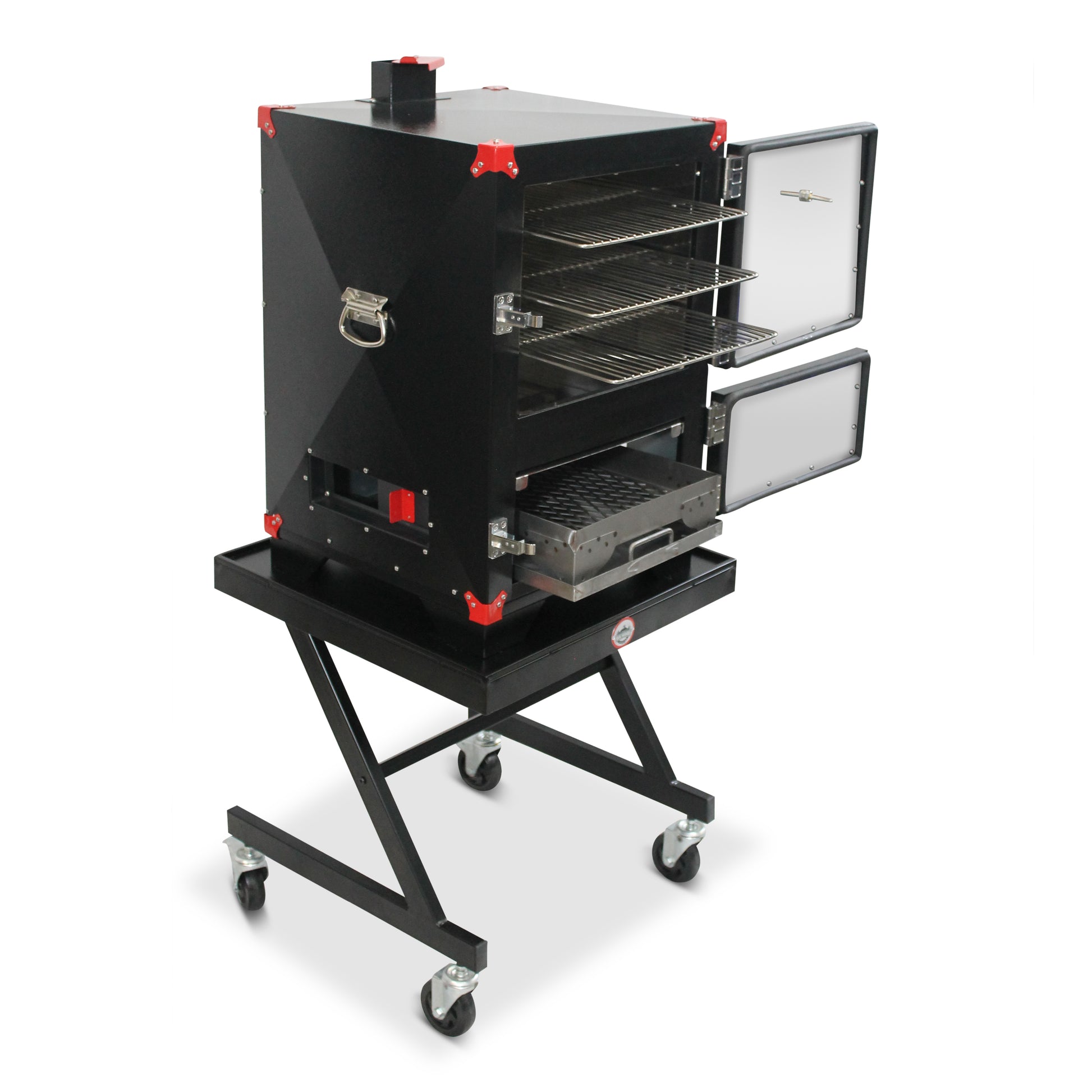 Big wood smoker cart,wood smoker cart,cart,smoker,